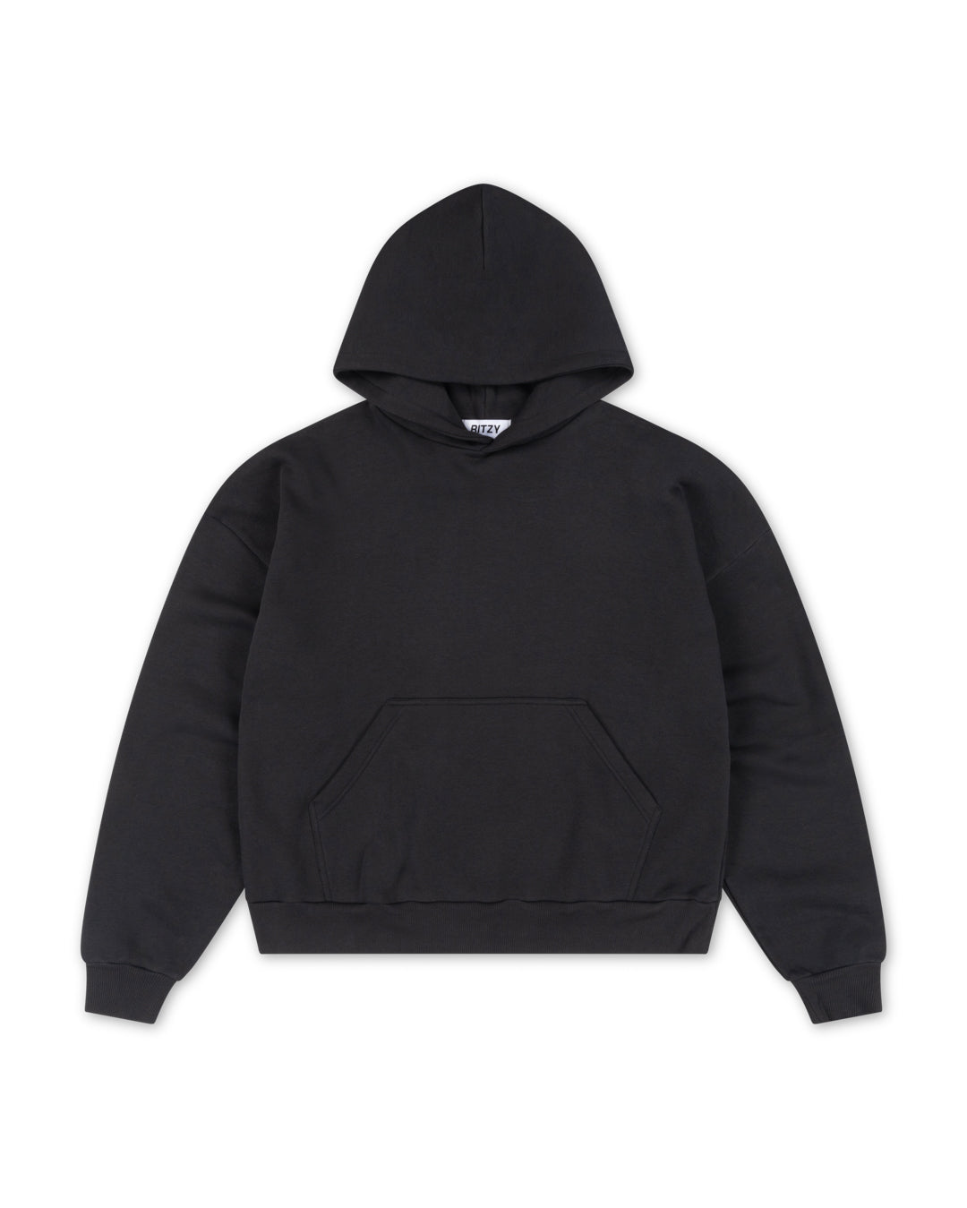 Everyday Boxy Hoodie - Black – Ritzy Lifestyle