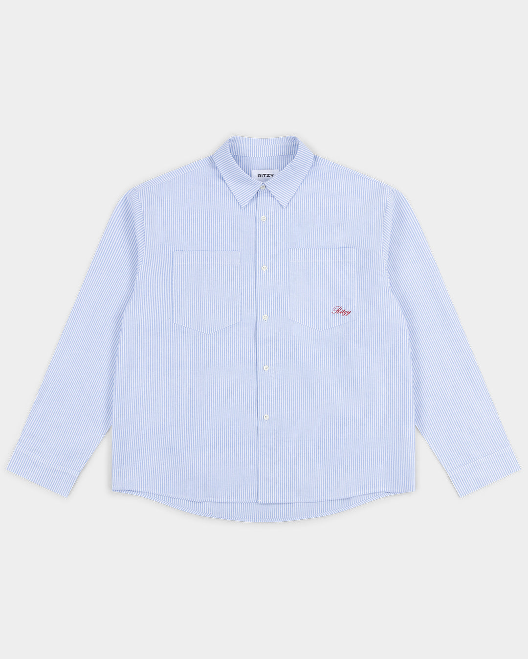 Striped Lounge Shirt - Blue