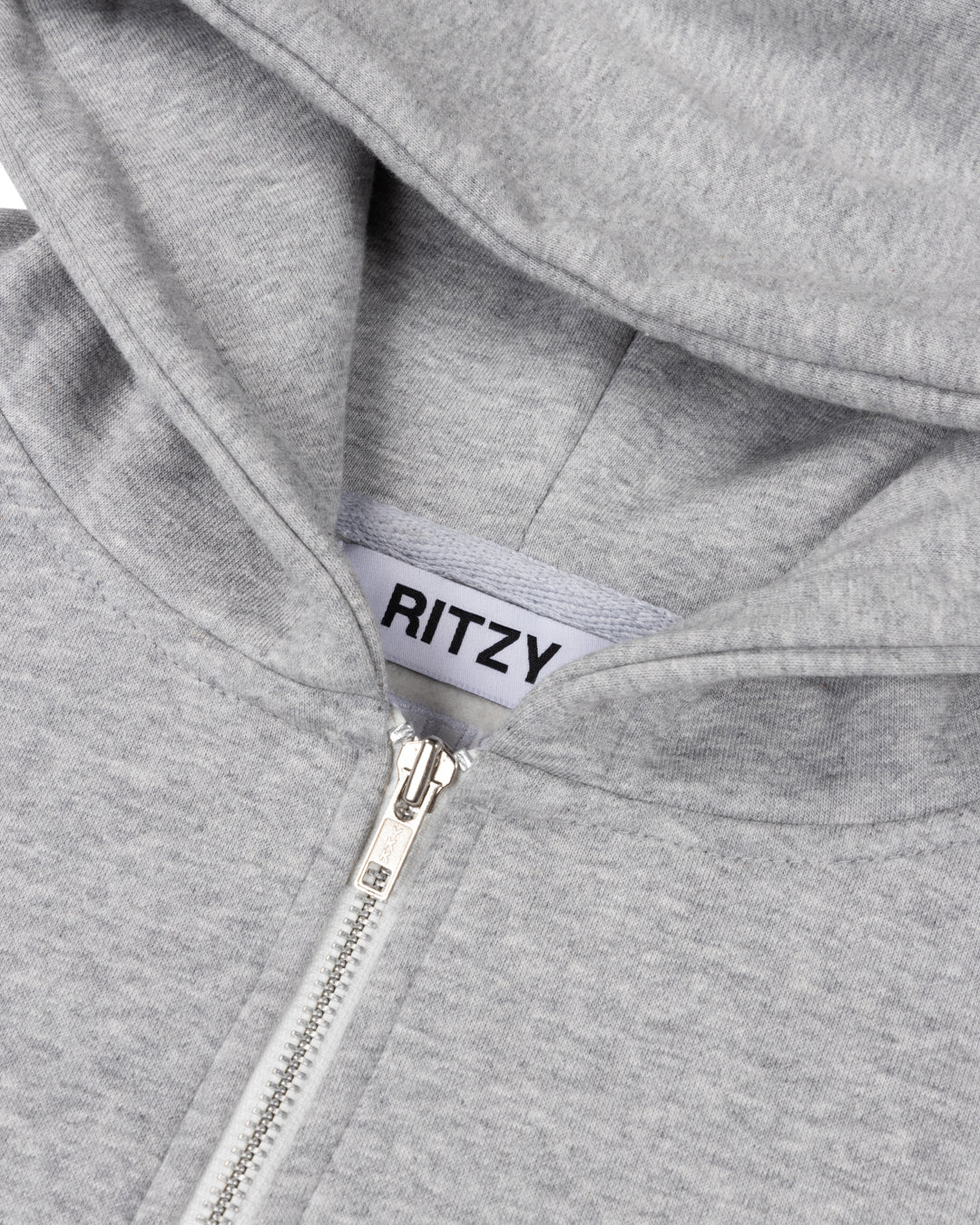 Everyday Boxy Zip Hoodie - Grey - Ritzy Lifestyle