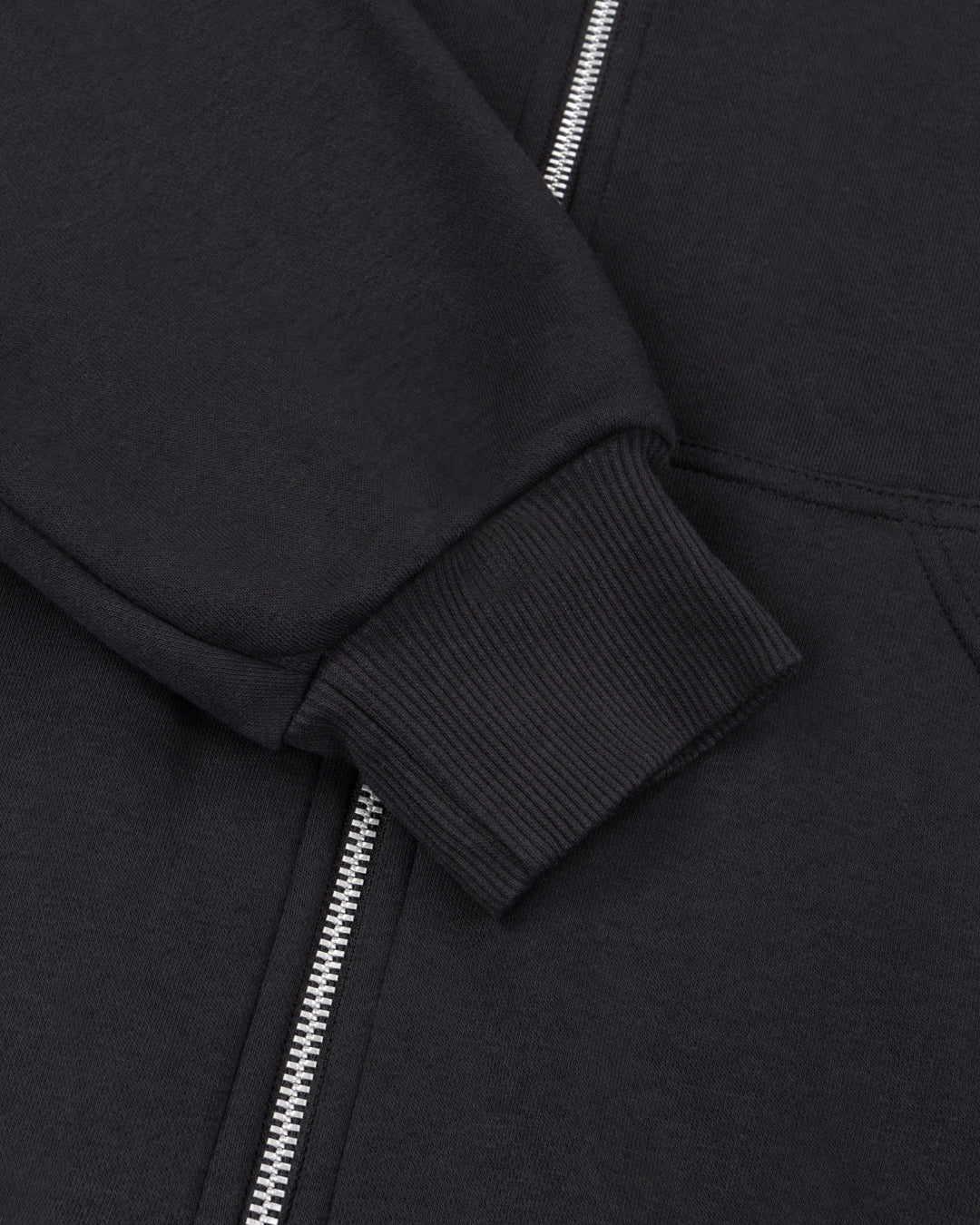 Everyday Boxy Zip Hoodie - Black - Ritzy Lifestyle