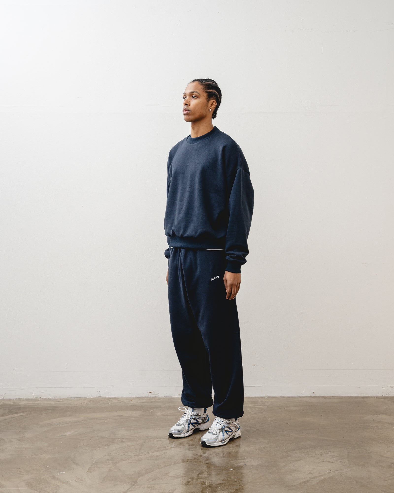 Ultra Baggy Sweatpants - Midnight Navy - Ritzy Lifestyle