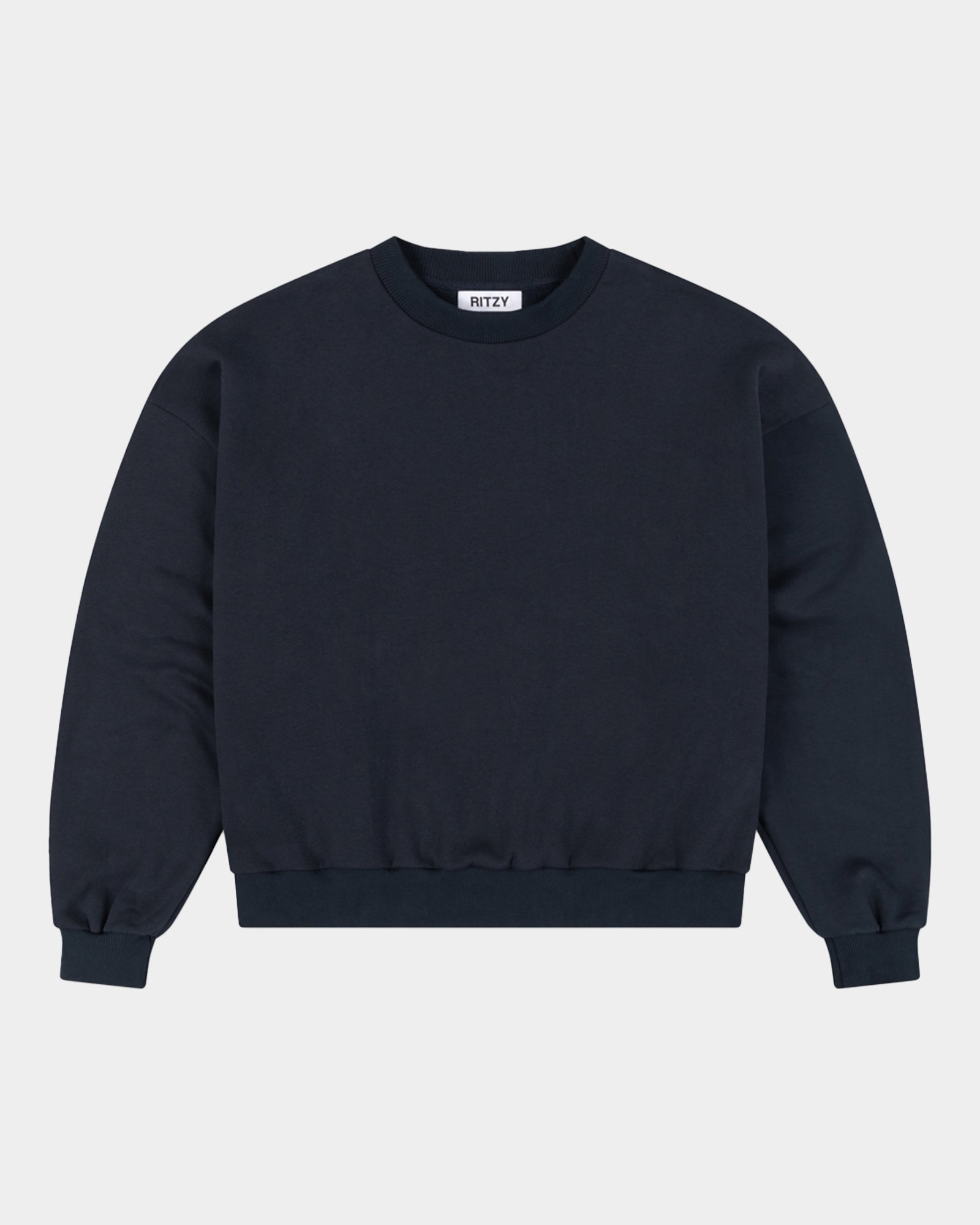 Everyday Boxy Sweatshirt - Navy - Ritzy Lifestyle