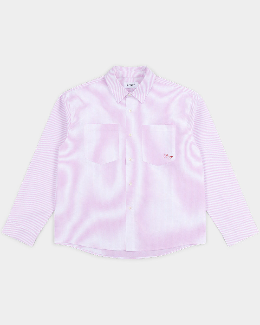 Striped Lounge Shirt - Pink