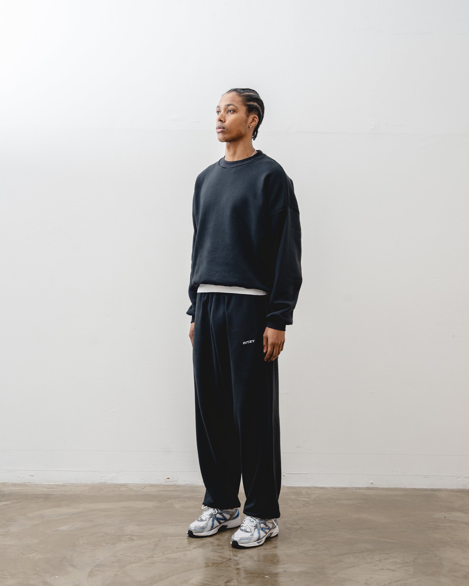 Ultra Baggy Sweatpants - Black - Ritzy Lifestyle