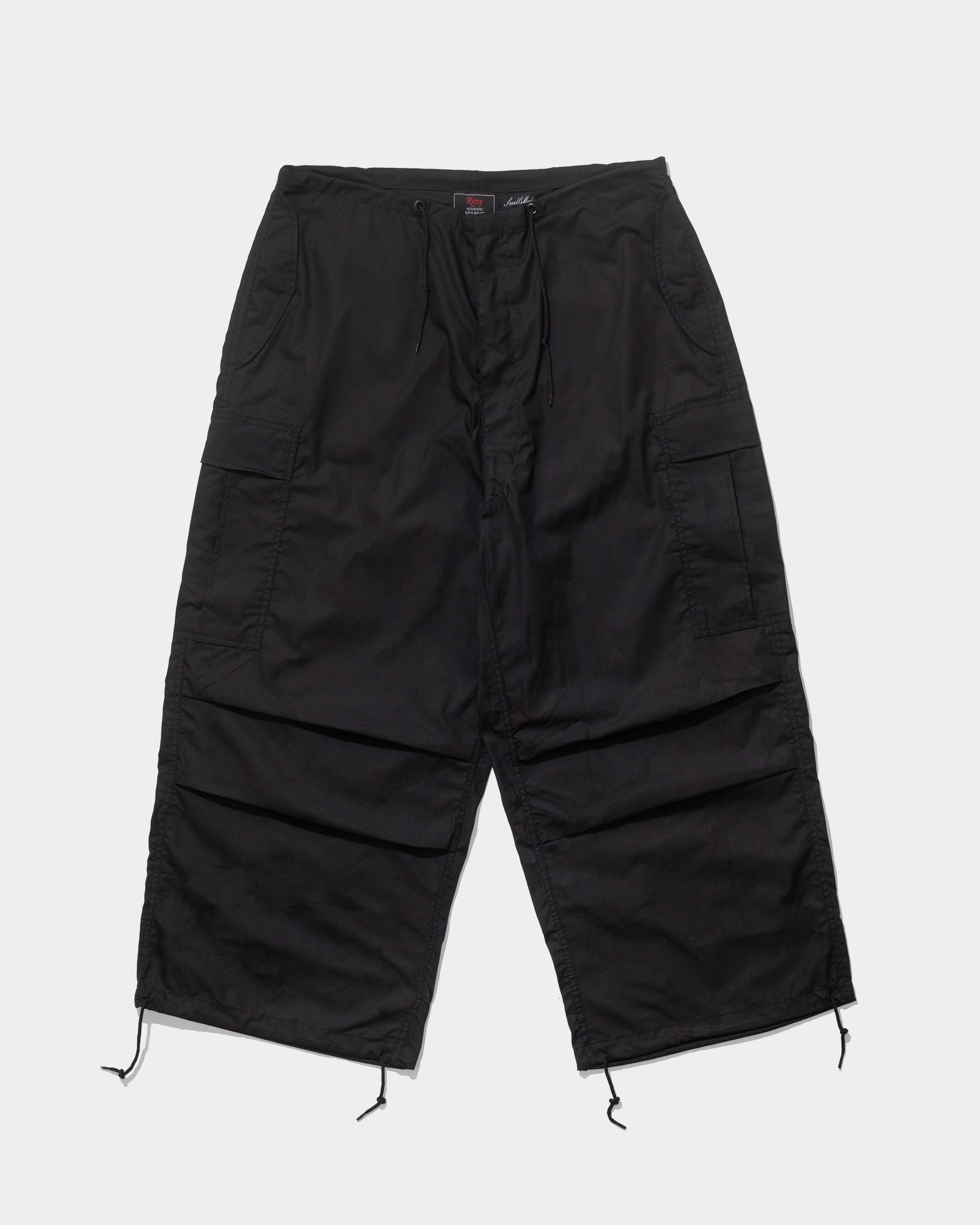 Parachute Cargos - Midnight Black - Ritzy Lifestyle